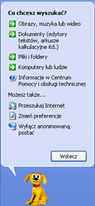Optymalizacja komputera - Wyszukiwarka Windows XP