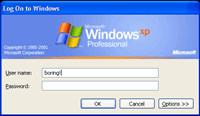 Optymalizacja komputera - Logowanie do Windows XP